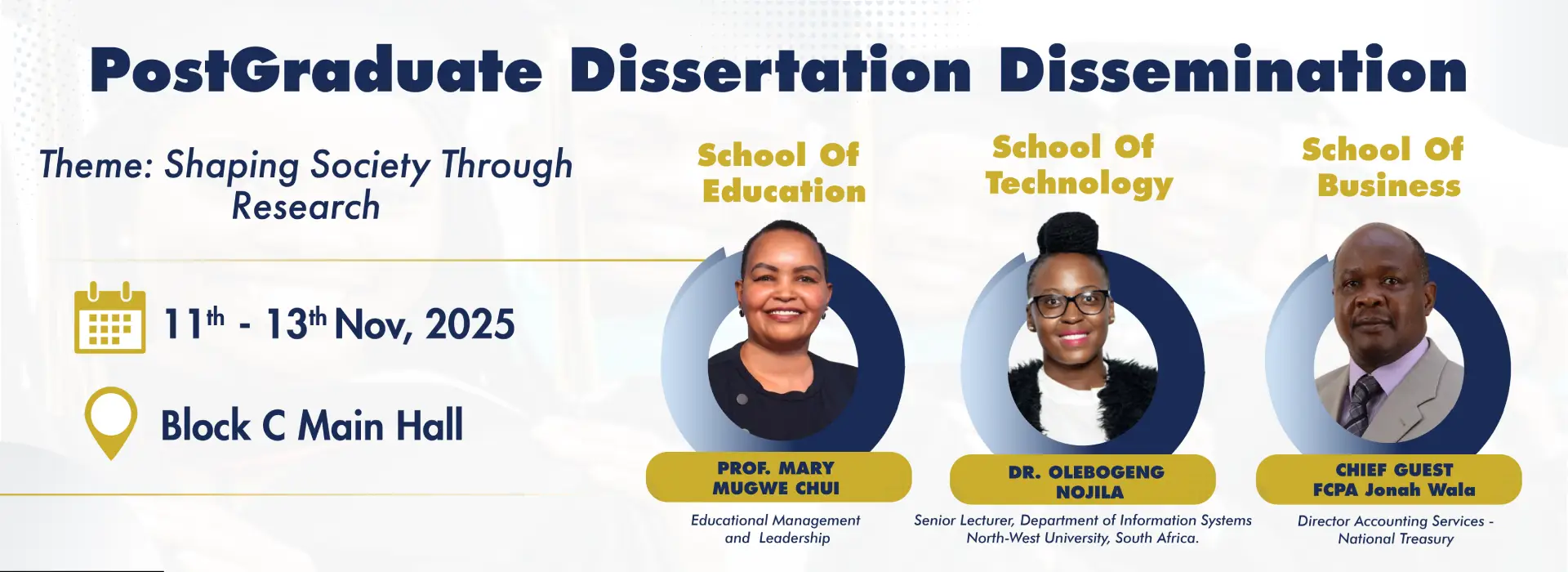 Postgraduate Dissertation Dissemination slider
